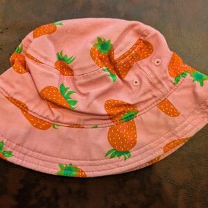 Pink Strawberry Bucket Hat